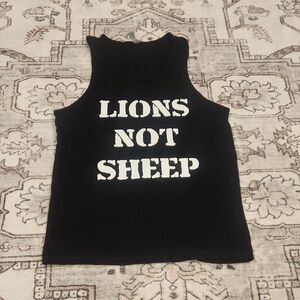 Lions Not Sheep Men's Tank